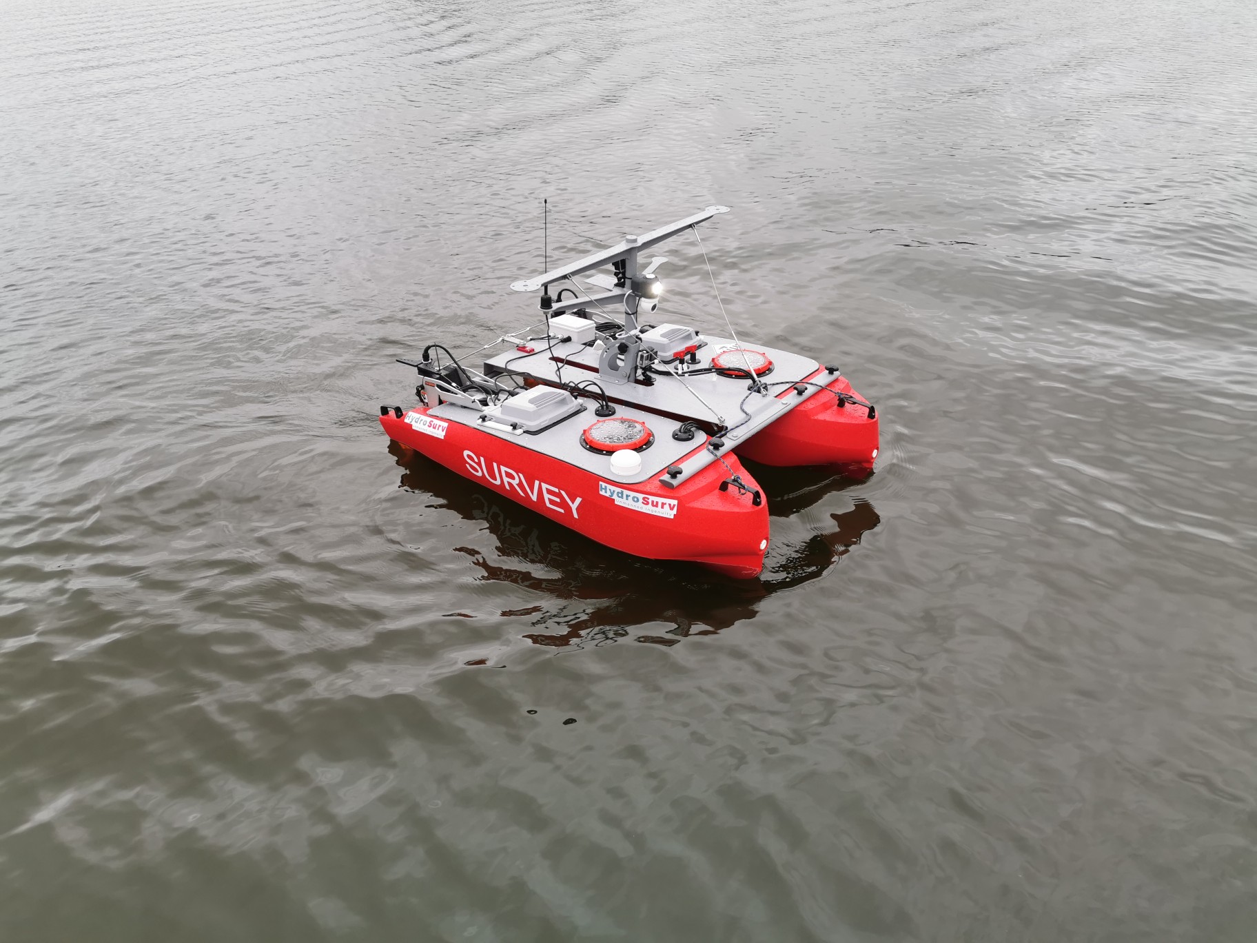 Medium unmanned surface vehicle on the sea